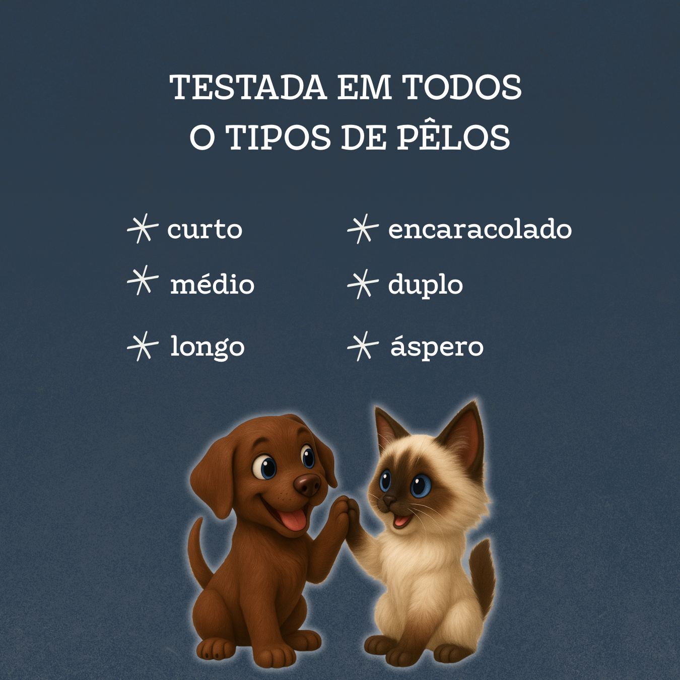 3 em 1 Escova Elétrica para Cães e Gatos